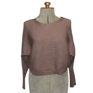 🎀5/$30  Brown Ribbed Knit Sweater